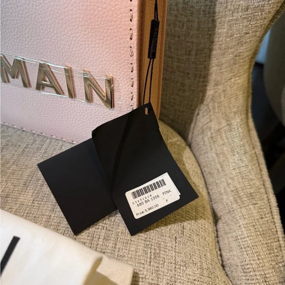 NWT BALMAIN Mini Top-Handle Cross Body - Picture 5 of 13